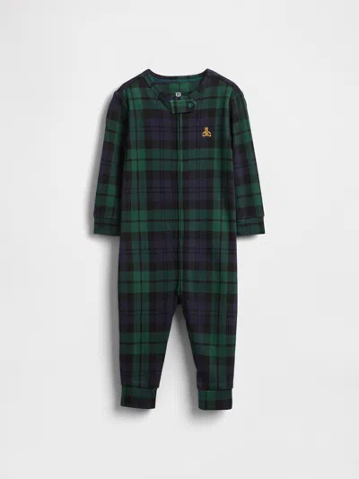 Gap Kids' Baby Organic Cotton One-piece In Green