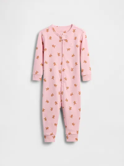 Gap Kids' Baby Organic Cotton One-piece In Pink