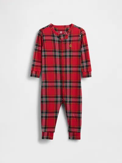 Gap Kids' Baby Organic Cotton One-piece In Red