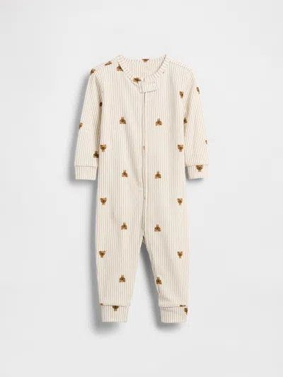 Gap Kids' Baby Organic Cotton One-piece In White