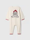 Gap Baby Paddington Footless Sweater One-piece In Ivory Frost