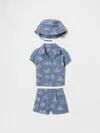 Gap Baby Peter Rabbit™ Crinkle Gauze Cabana Set In Toile
