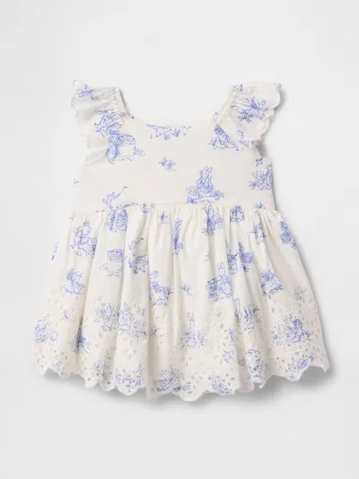 Gap Baby Peter Rabbit™ Eyelet Dress In Toile