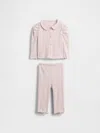 Gap Baby Pointelle Rib Outfit Set In Pink