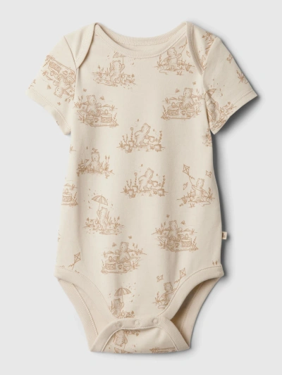 Gap Kids' Baby Print Bodysuit In Bear