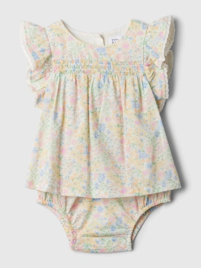 Gap Baby Print Bubble One-piece In Floral