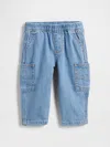 Gap Baby Pull-on Barrel Cargo Jeans In Blue