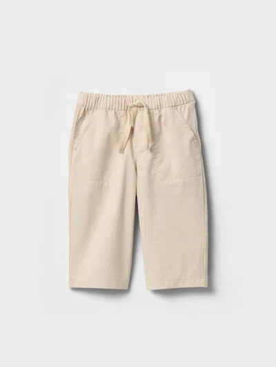 Gap Kids' Baby Pull-on Pants In Bedrock Beige