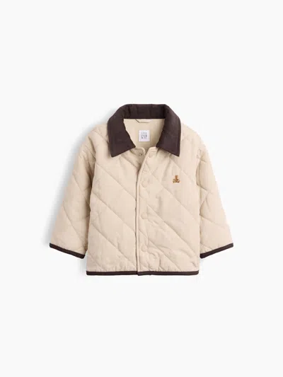Gap Baby Quilted Barn Jacket In Bedrock