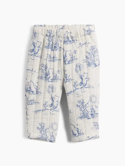Gap Baby Quilted Gauze Pull-on Pants In Toile