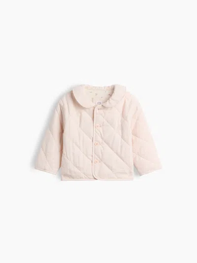 Gap Baby Quilted Jacket In Barely Pink