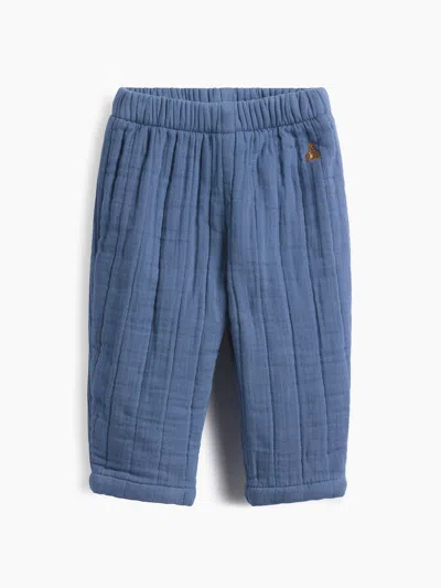 Gap Baby Quilted Pull-on Pants In Blue