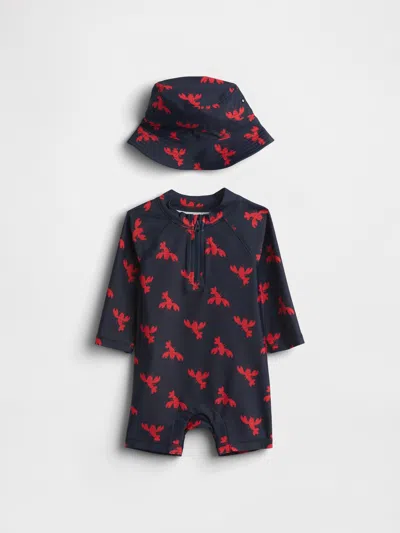 Gap Kids' Baby Rash Guard Swim Set In Multi