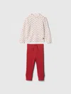 Gap Baby Rib Mockneck Outfit Set In Off White