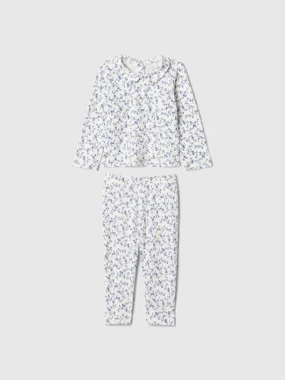 Gap Kids' Baby Rib Outfit Set In Ivory Frost Floral