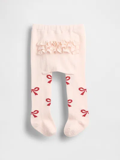 Gap Baby Ruffle Tights In Pink