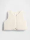 Gap Baby Sherpa Vest In White