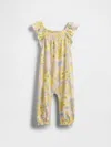 Gap Baby Smocked Floral One-piece In Yellow