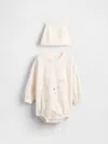 Gap Baby Softspun Bear Bubble Set In White