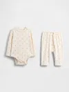 Gap Baby Softspun Bodysuit Outfit Set In Neutral