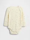 Gap Baby Softspun Waffle Bodysuit In White