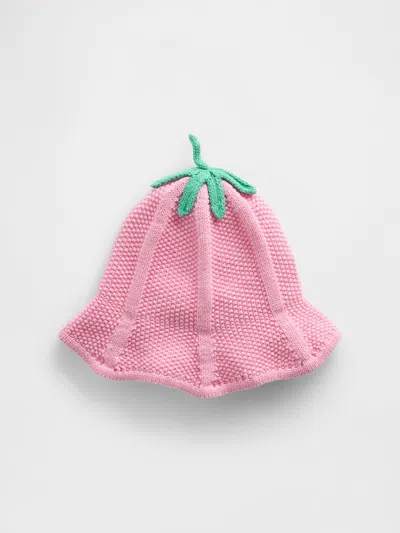 Gap Baby Strawberry Bucket Hat In Pink