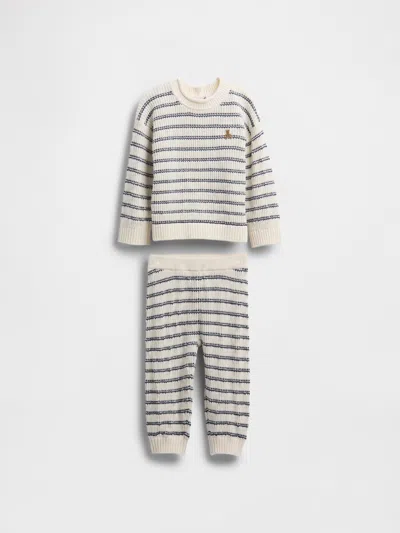 Gap Baby Sweater Outfit Set In Gray
