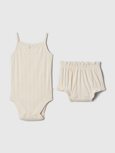 Gap Baby Tank Outfit Set In Chino Beige