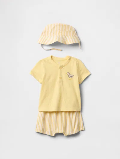 Gap Kids' Baby Three-piece Outfit Set In Duck