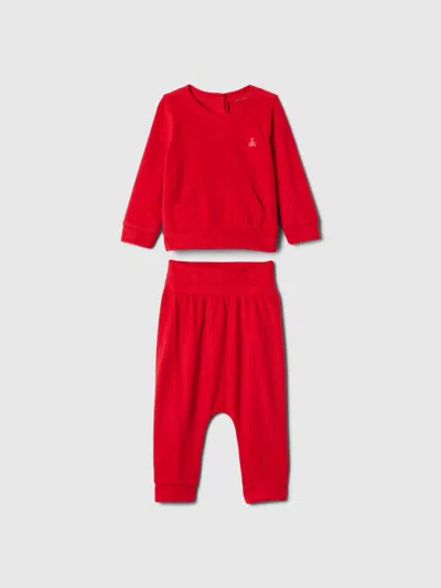 Gap Kids' Baby Two-piece Sweat Set In Modern Red