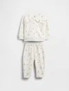 Gap Baby Vintagesoft Bow Outfit Set In White