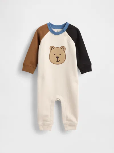 Gap Baby Vintagesoft Brannan Bear One-piece In Brown