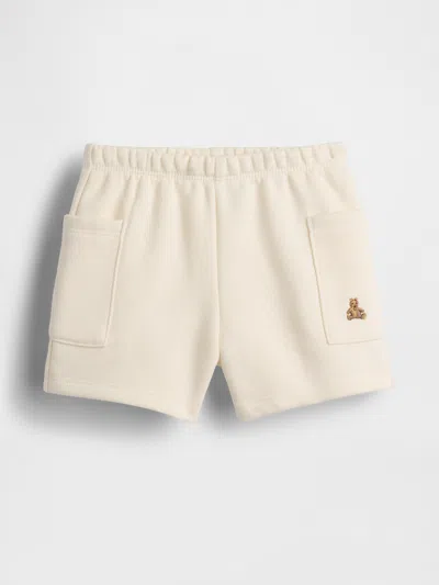 Gap Kids' Baby Vintagesoft Pull-on Pocket Shorts In Neutral