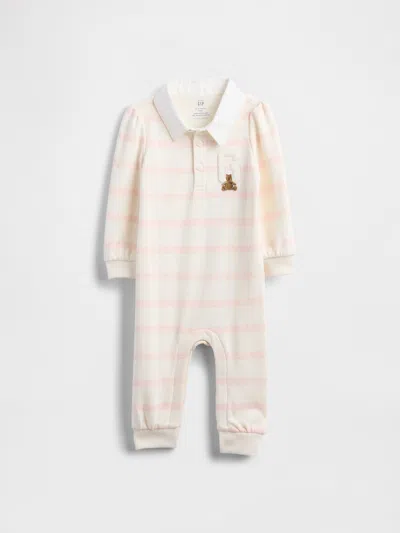 Gap Kids' Baby Vintagesoft Varsity Bear Logo One-piece In Multi