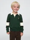 Gap Baby Cashsoft Polo Shirt Sweater In Essex Green