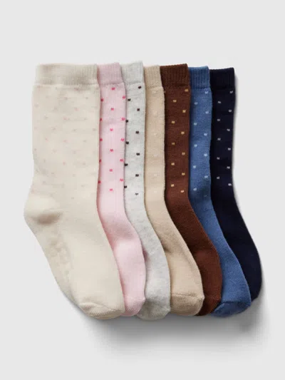 Gap Baby & Toddler Crew Socks (7-pack) In Multi