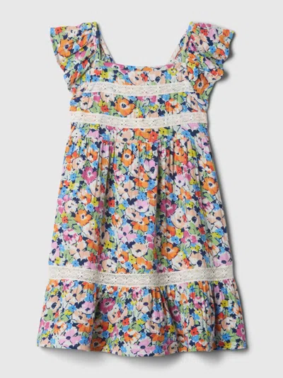 Gap Baby Crinkle Gauze Dress In Floral