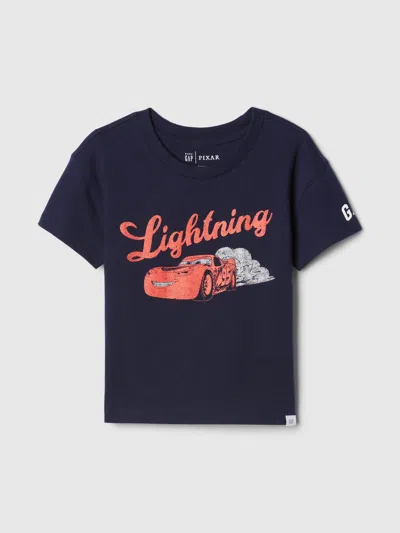 Gap Baby | Disney Cars Graphic T-shirt In Dark Night Blue