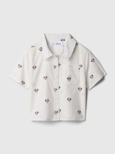 Gap Baby | Disney Minnie Mouse Shirt In Optic White