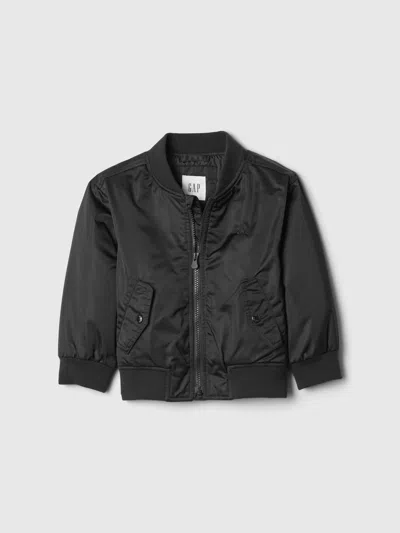 Gap Baby Flight Jacket In Black