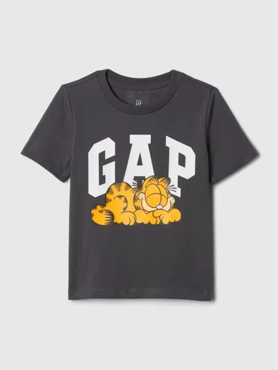 Gap Baby Garfield Logo Graphic T-shirt In Cast Iron Gray