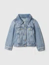 Gap Baby Icon Denim Jacket In Stone Wash Light