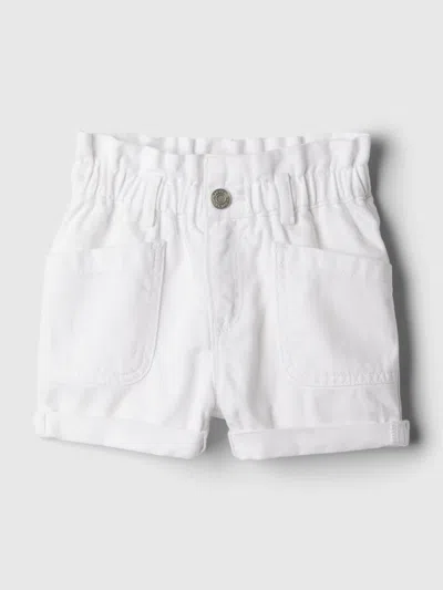 Gap Baby Just Like Mom Ruffle Denim Shorts In Off White