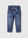 Gap Baby Just Like Mom Ruffle Jeans In Dark Wash