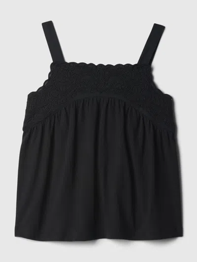 Gap Baby Lace Tank Top In Black