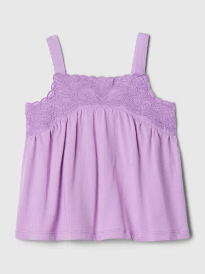 Gap Baby Lace Tank Top In Lilac Surge Purple