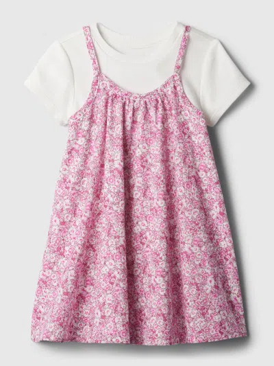 Gap Baby Linen-cotton Dress Set In Floral Mix Print