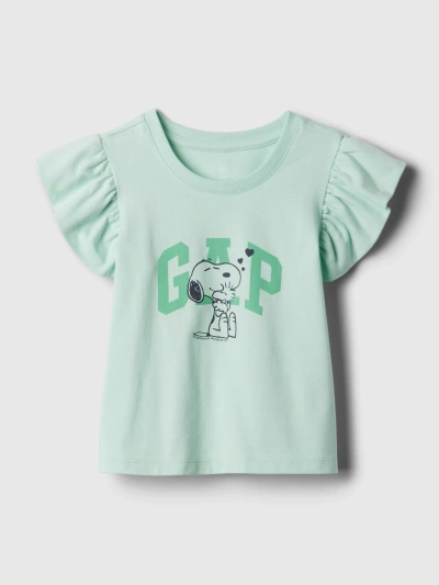 Gap Baby Logo Graphic T-shirt In Peanuts Snoopy