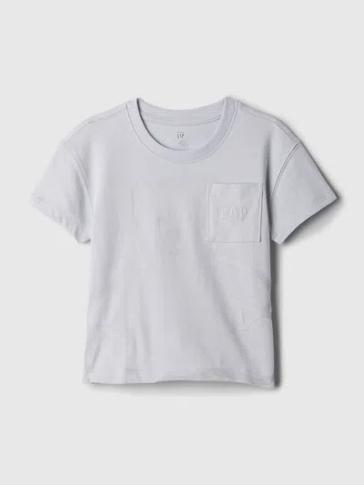 Gap Baby Logo Pocket T-shirt In Grey Matter
