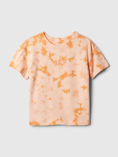 Gap Baby Logo T-shirt In Tangerine